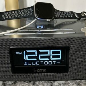 iHome Black Digital Clock Speaker